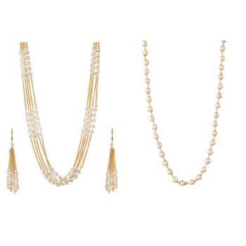 White cubic zirconia jewellery-combo 1