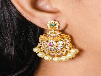 Gold chandbali 4