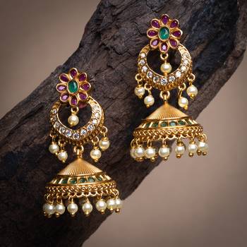 Gold jhumkas 3