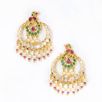 Gold chandbali 2
