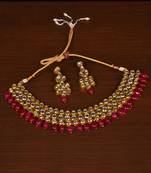 Kundan Embellished Multilayer Stone Choker FNN206