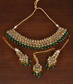 Kundan Embellished Multilayer Stone Choker FNN208