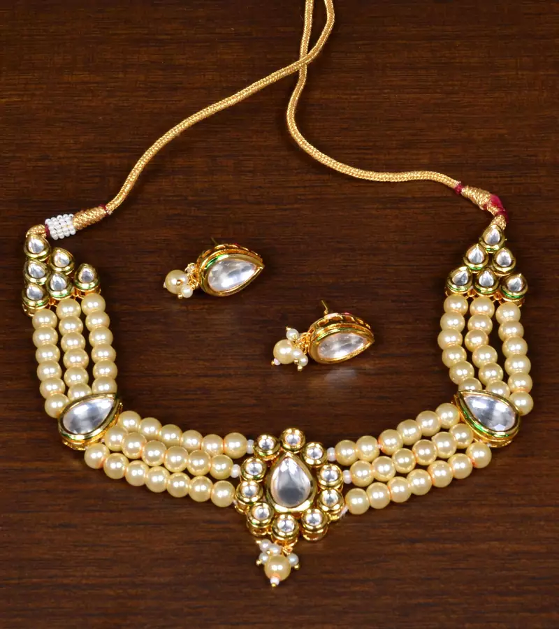 Pearl and Kundan Multilayer Choker FNN213