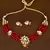 Maroon Stone and Kundan Multilayer Choker FNN214