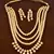 Stone and Kundan Embellished Multilayer Wedding Essential Necklace FNN216