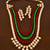 Stone and Kundan Embellished Multilayer Wedding Essential Necklace FNN218