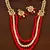 Stone and Kundan Embellished Multilayer Wedding Essential Necklace FNN238