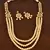 Stone and Kundan Embellished Multilayer Wedding Essential Necklace FNN240