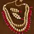 Stone and Kundan Embellished Multilayer Wedding Essential Necklace FNN255