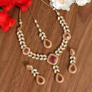 Pink necklace-sets 1