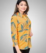 Multicolor printed cotton cotton-tops