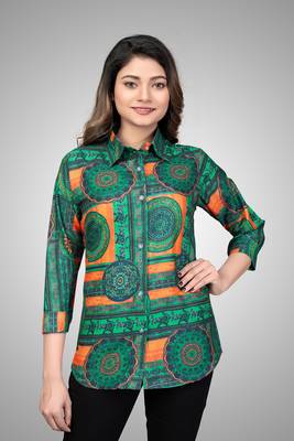 Multicolor printed cotton cotton-tops 1