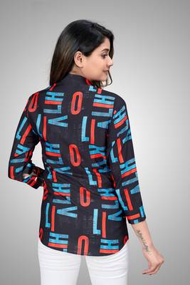 Multicolor printed cotton cotton-tops 2