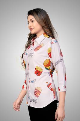 Multicolor printed cotton cotton-tops 2