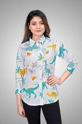 Multicolor printed cotton cotton-tops 1