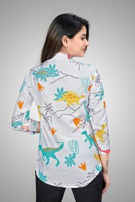 Multicolor printed cotton cotton-tops 2