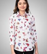 Multicolor printed cotton cotton-tops