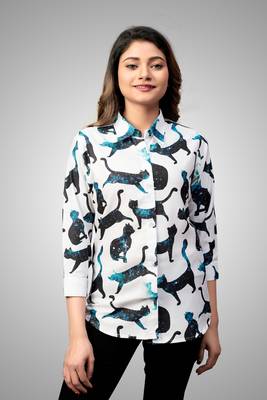 Multicolor printed cotton cotton-tops 1