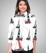 Multicolor printed cotton cotton-tops