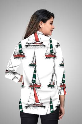 Multicolor printed cotton cotton-tops 2