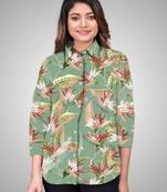 Multicolor printed cotton cotton-tops