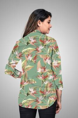 Multicolor printed cotton cotton-tops 2