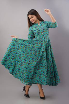 Fashionfricks Rama Rayon Anarkali Kurti 2