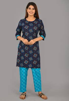Aurish Bandhani Print Kurta and Pant Set 1
