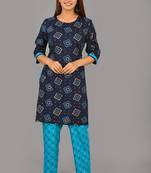 Aurish Bandhani Print Kurta and Pant Set
