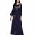 Blue Rayon stitched     printed  Kurti