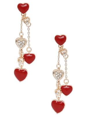 Red crystal necklaces 3