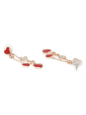 Red crystal necklaces 4