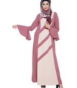 MODEST FOREVER Flouncy Sleeve Onion Pink Dubai style Abaya