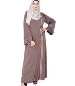 MODEST FOREVER Lofty Oak Brown Dubai Style Abaya