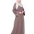 MODEST FOREVER Lofty Oak Brown Dubai Style Abaya