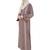 MODEST FOREVER Lofty Oak Brown Dubai Style Abaya