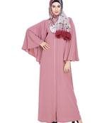 MODEST FOREVER Angel Sleeves Onion Pink Abaya