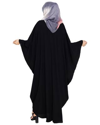 MODEST FOREVER Aesthetic Onion Pink and Black Kaftan 4