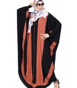 Modest forever Aesthetic Brick Red and Black Kaftan