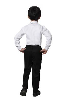 fourfolds boy's white 2-piece suit 2
