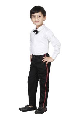 fourfolds boy's white 2-piece suit 3