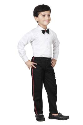 fourfolds boy's white 2-piece suit 4