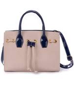 Cream Handbag Women & Girls With Detachable Strap