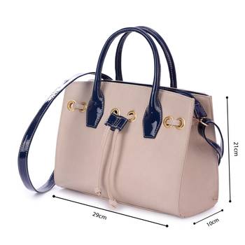Cream Handbag Women & Girls With Detachable Strap 3
