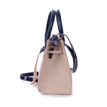 Cream Handbag Women & Girls With Detachable Strap 4