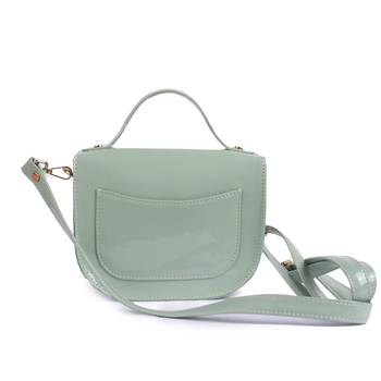 Sea Green Sling Bag for Women & Girls With Detachable Strap 2