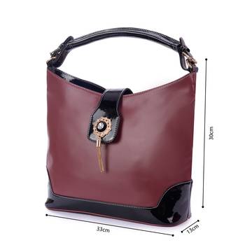 Cherry Hobo Bag With Flap Closure for Women & Girls 3