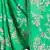 Green embroidered chiffon saree with blouse