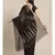 black Khadi hand woven saree with blouse