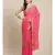 Pink Khadi hand woven saree with blouse